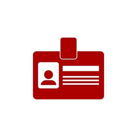 Personal id card icon, Car driver licenseのイラスト素材