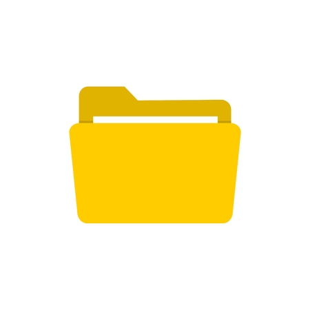 File icon, Folder iconのイラスト素材