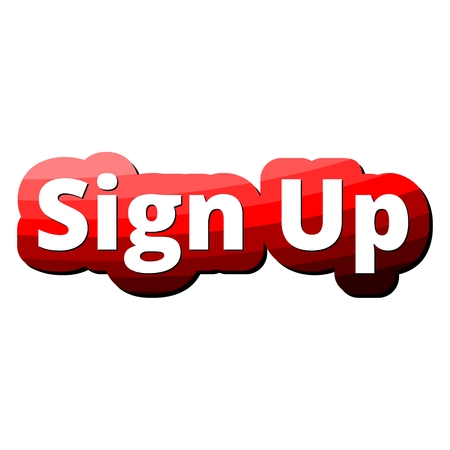 Sign up sign, Sign up iconのイラスト素材