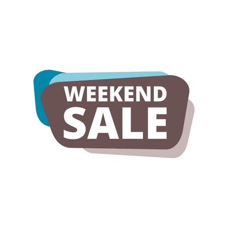 Weekend Sale Signのイラスト素材