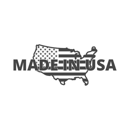 Made in USA - Vector illustrationのイラスト素材