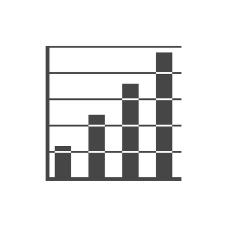 Growth chart - vector iconのイラスト素材