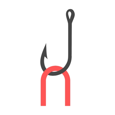 Fishing Lure Blackのイラスト素材