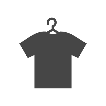 T-shirt vector icon, Vector Blank Tshirt Icon Symbolのイラスト素材