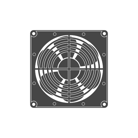 Exhaust fan iconのイラスト素材