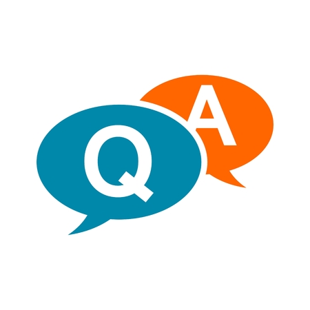 Comments icon, Question answer sign iconのイラスト素材