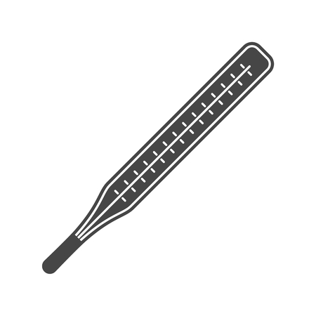 Thermometer icon, Modern thermometer, Medical thermometerのイラスト素材