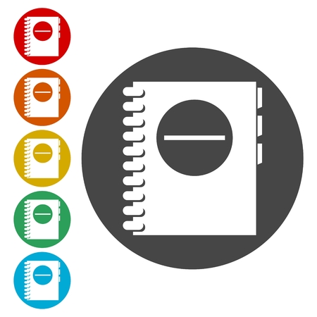 Address book iconのイラスト素材