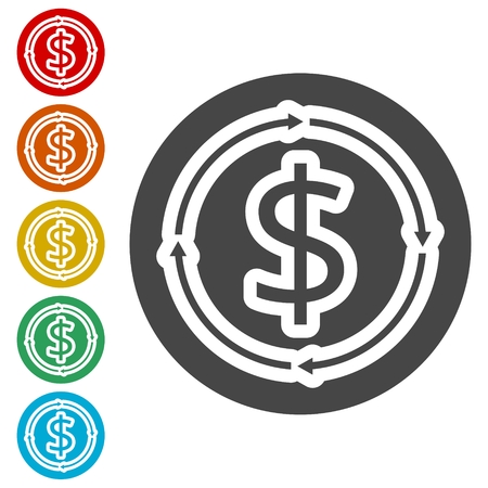 Money convert iconのイラスト素材