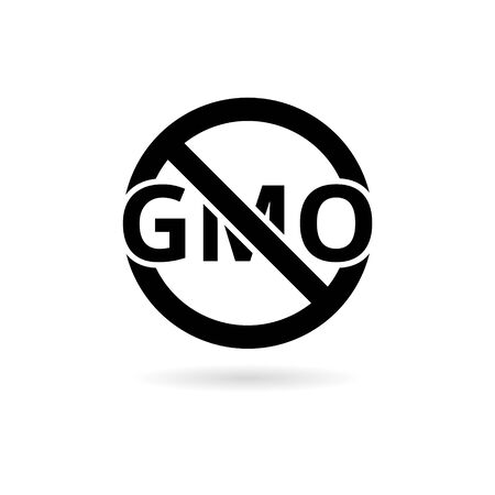 No GMO sign iconのイラスト素材