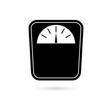 Bathroom scale, Vector bathroom scale iconのイラスト素材