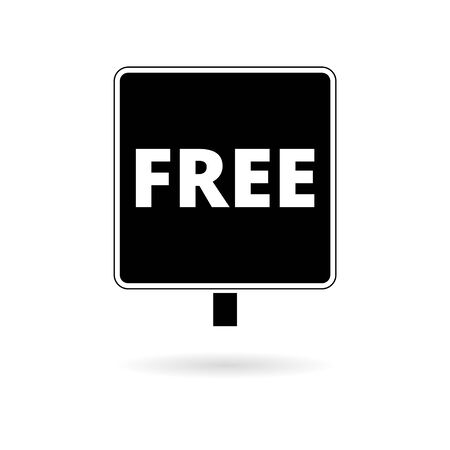 Free sign, Free vector iconのイラスト素材