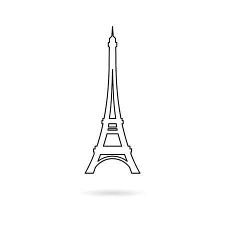 Paris Eiffel Tower iconのイラスト素材