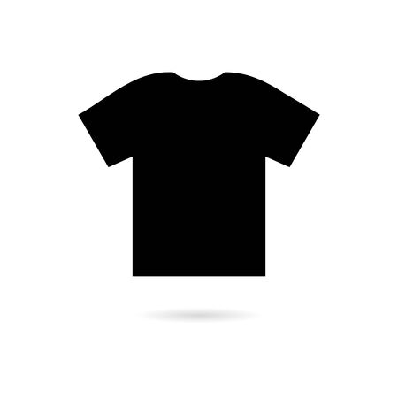 T-shirt vector icon, Vector Blank Tshirt Icon Symbolのイラスト素材