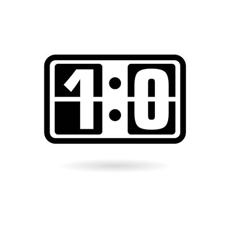 Black Scoreboard iconのイラスト素材
