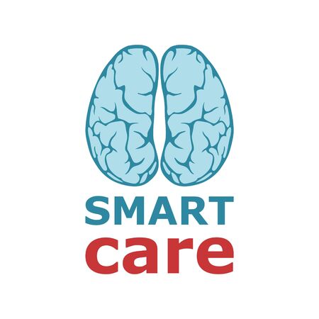 Smart care logo, Anatomical designのイラスト素材