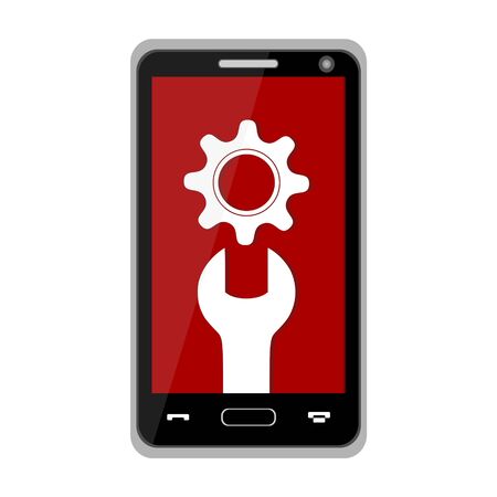 Mobile repair iconのイラスト素材