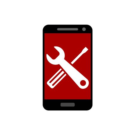 Mobile repair iconのイラスト素材