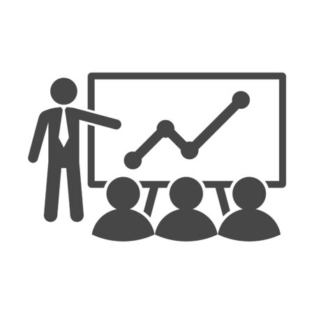 Online training iconのイラスト素材