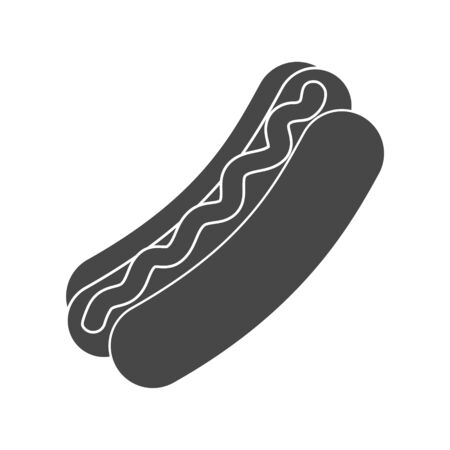 Hot Dog iconのイラスト素材
