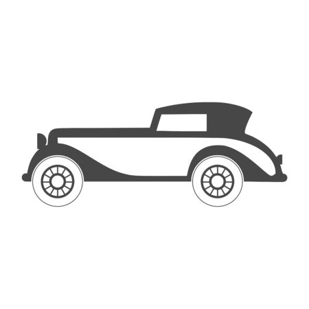 Old motor vehicle iconのイラスト素材