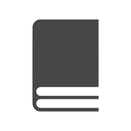 Simple vector book iconのイラスト素材