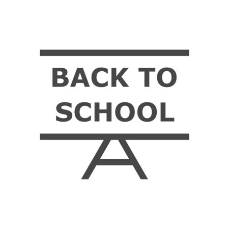 Back to school sign, Back to school iconのイラスト素材