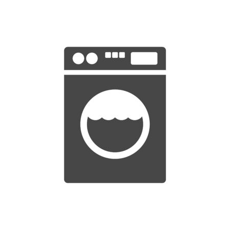 Washing machine icon, simple vectorのイラスト素材