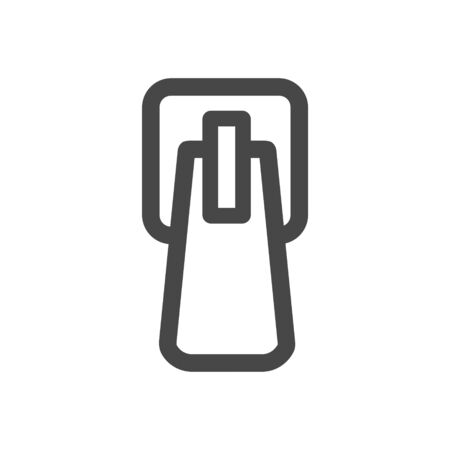 Zip icon, simple style, Zip Clipartのイラスト素材