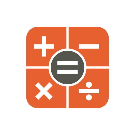 Calculator simple signのイラスト素材