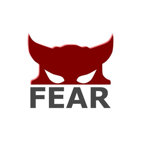Fear icon, Fear logoのイラスト素材