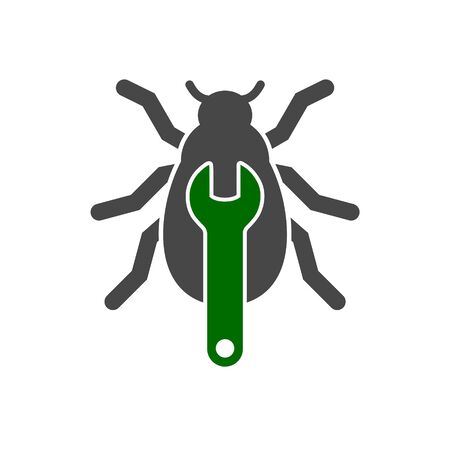 Bug Fixing Iconのイラスト素材