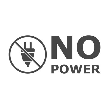 No Power iconのイラスト素材