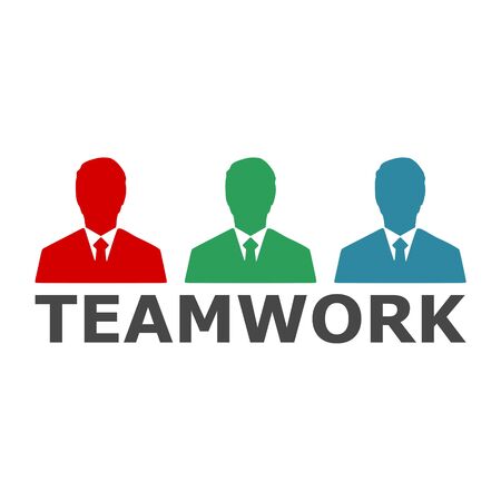 Teamwork concept with success people teamのイラスト素材