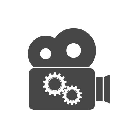 Cinema camera iconのイラスト素材