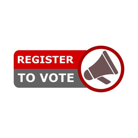 Register to voteのイラスト素材