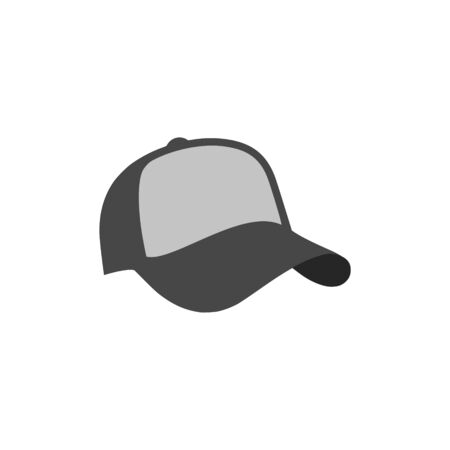 Cap Icon, Baseball Hat Iconのイラスト素材