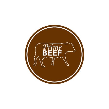 Prime Beef Butcher Shop Stampのイラスト素材
