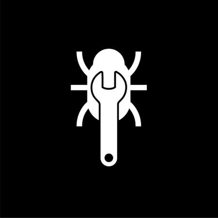 Bug Fixing iconのイラスト素材