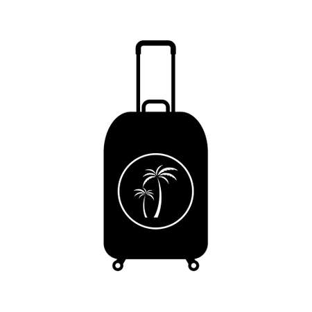 Luggage symbol, Bag tourist web iconのイラスト素材