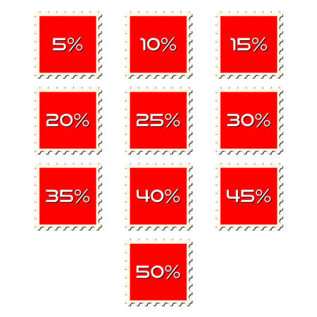 Sale tag icon , Sale sticker, Special discount setのイラスト素材