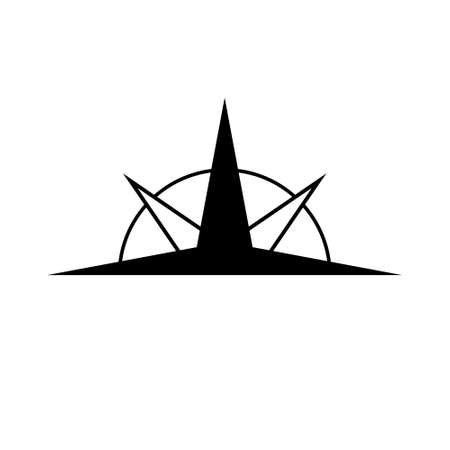 Compass iconのイラスト素材