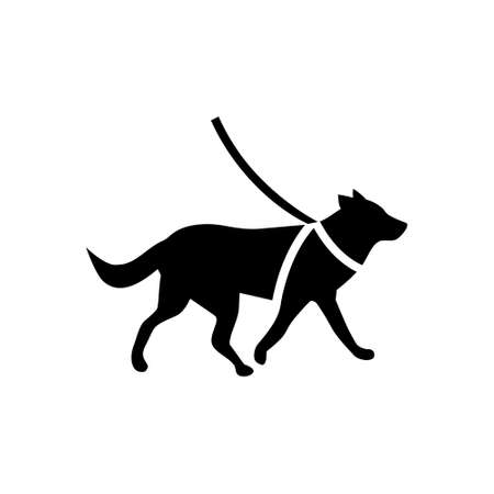 Guide dog icon, signのイラスト素材