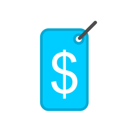 Color Simple Price tag iconのイラスト素材