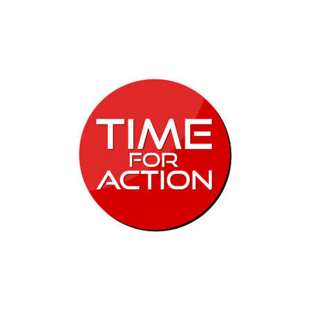 Time for Action icon, sign or buttonのイラスト素材