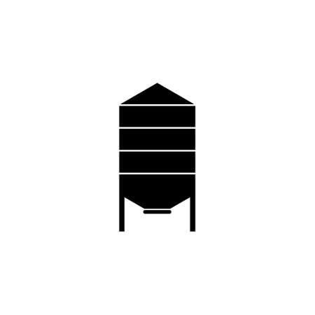 Silos storage icon, Silo icon from Agricultureのイラスト素材