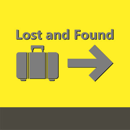 Lost and Found signのイラスト素材