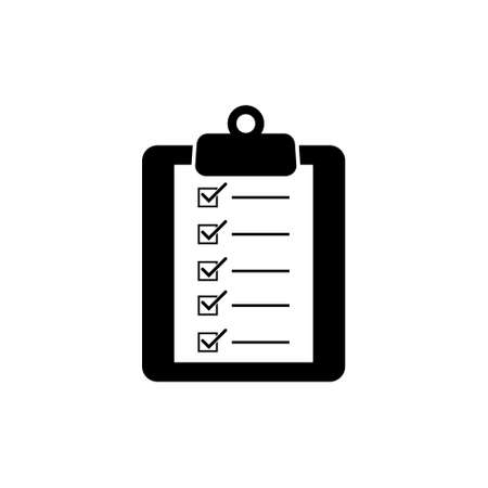 Credit Report Concept on Clipboard, simple icon or logoのイラスト素材