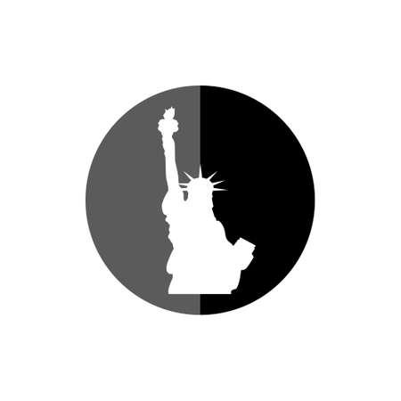 Statue of Liberty icon, signのイラスト素材
