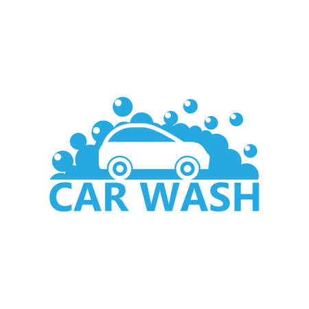 Car wash concept icon, logo or signのイラスト素材